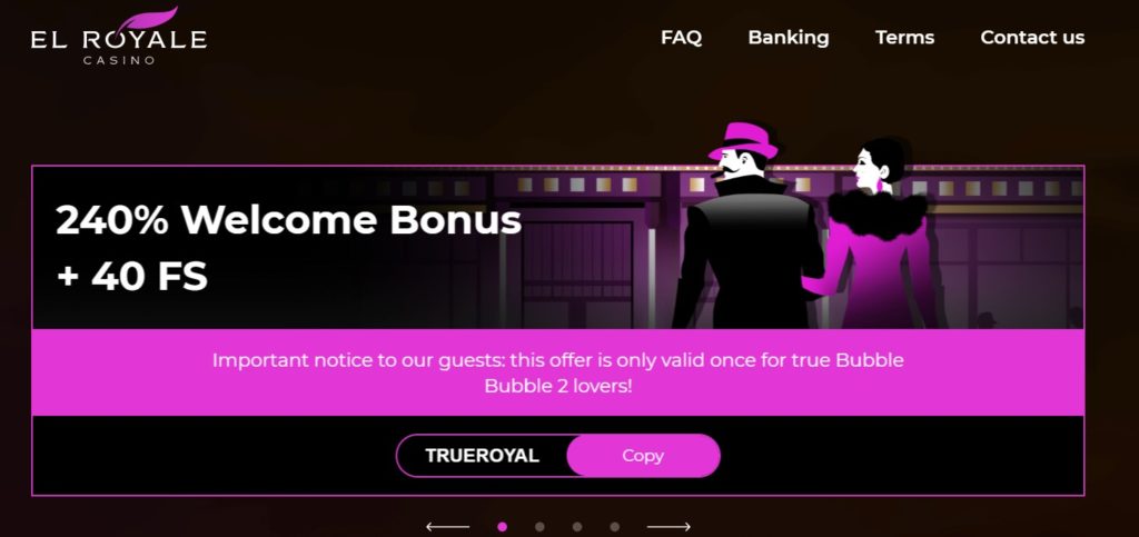 El Royale Casino Homepage