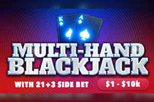 Multi-hand blackjack at BetOnline