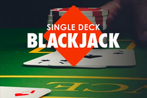 Single Deck Blackjack at Cafe Casino