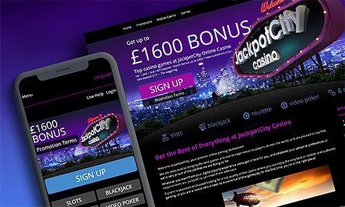 Jackpot City Casino website