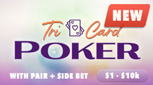 Tri Card Poker at Sportsbetting.ag