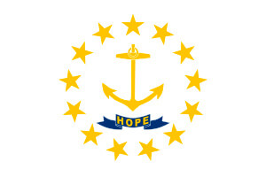Rhode Island Gambling Laws State Flag Icon