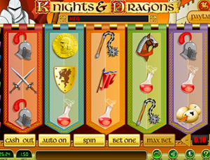 Knights and Dragons Progressive slot game Betnow