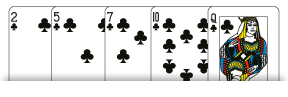 Flush in Aces and Eights