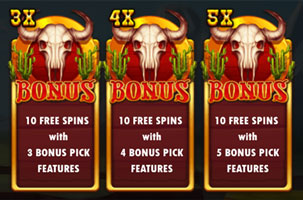Buffalo Bounty free spins bonus