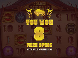 Golden Buffalo free spins bonus