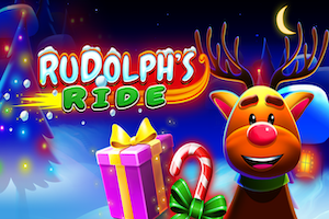 Rudolph's Ride Slot Game Logo