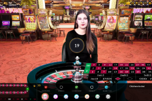 Live Dealer Roulette Screenshot