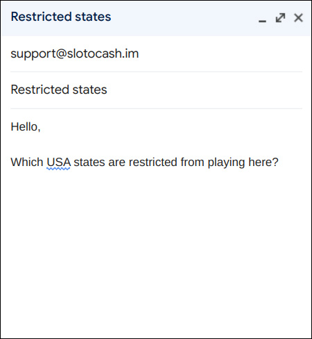 SlotoCash Customer Support Email
