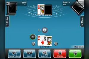 Zappit Blackjack at online casino