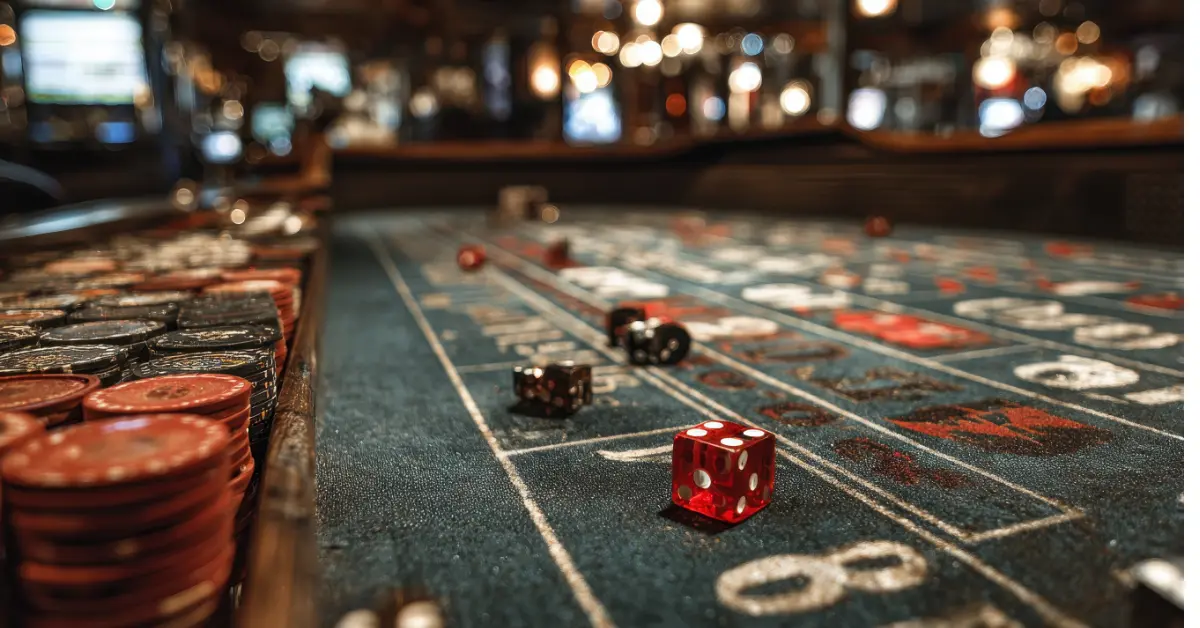 Craps vs Baccarat casino games featured