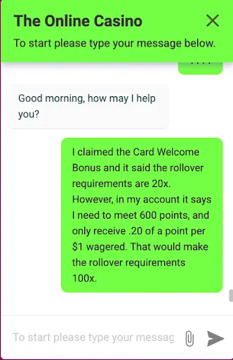 The Online Casino Chat Support