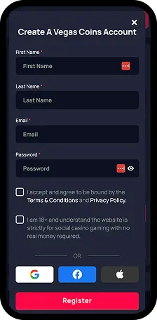 Vegas Coins User Experience